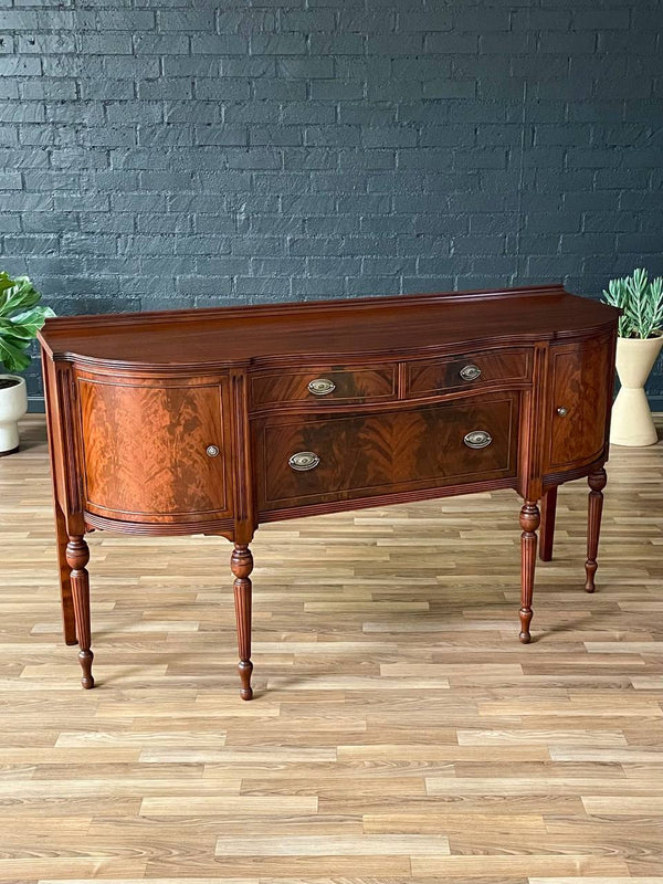 Antique Federal Style Mahogany Sideboard Server, c.1950’s
