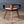Mid-Century Modern Triangular Two-Tier Side Table w/ Bookshelf, c.1950’s