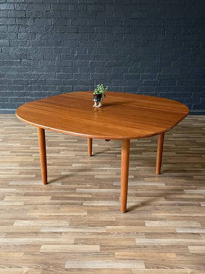Mid-Century Danish Modern Teak Butterfly-Leaf Dining Table, c.1960’s