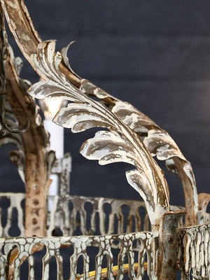 Italian Renaissance Revival Painted Iron Six-Light Chandelier, c.1940's