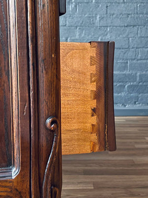 French Louis XV Style “Four Centuries” Oak 3-Drawer Dresser by Henredon, c.1960’s