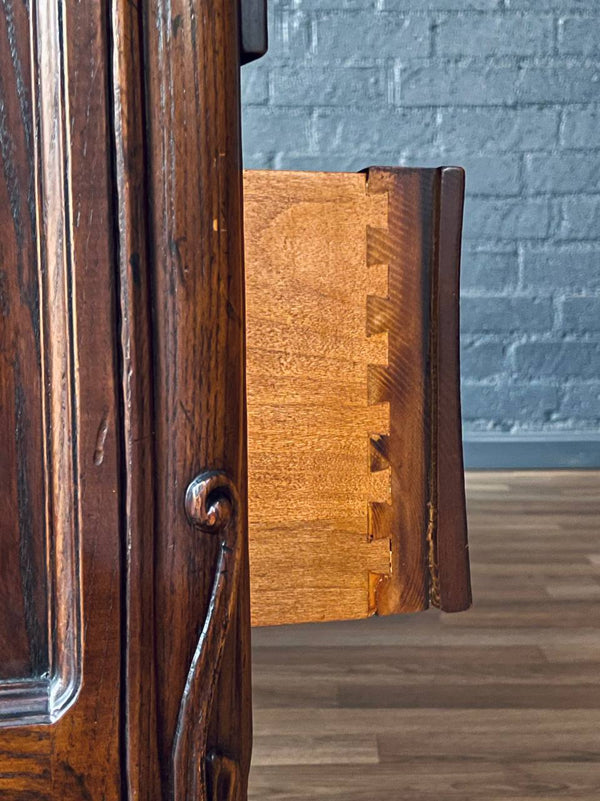 French Louis XV Style “Four Centuries” Oak 3-Drawer Dresser by Henredon, c.1960’s