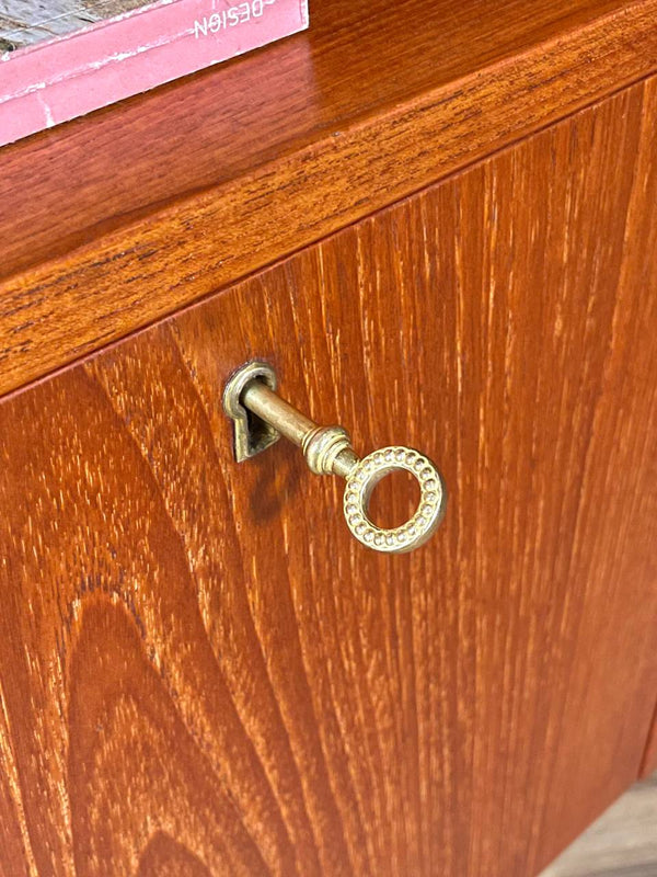 Mid-Century Danish Modern Teak Drop-Down Bookcase, c.1960’s