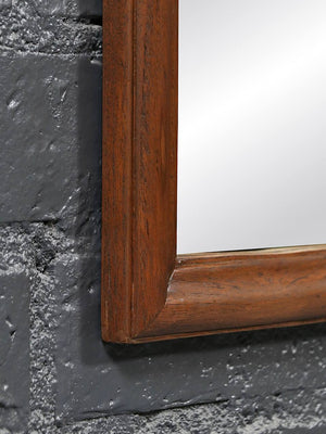 Mid Century Modern Walnut Mirror, c.1960's