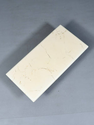 Italian Modern Coffee Table With Double Pedestal Base, c.1980's