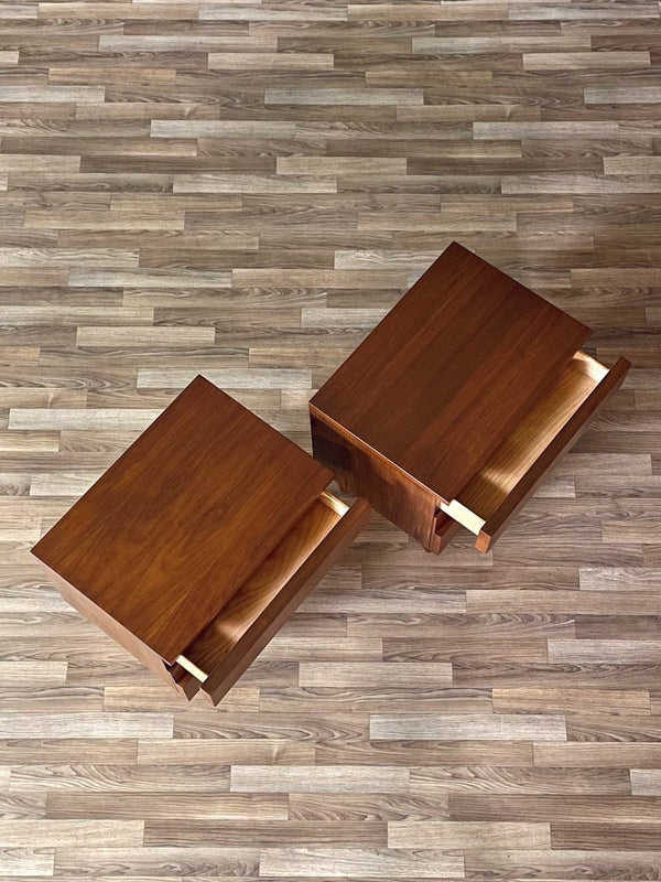 Pair of Mid-Century Modern Sculpted Night Stands by American of Martinsville, c.1950’s