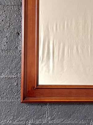 Mid-Century Modern Cherry Wood Wall Hanging Mirror, c.1960’s