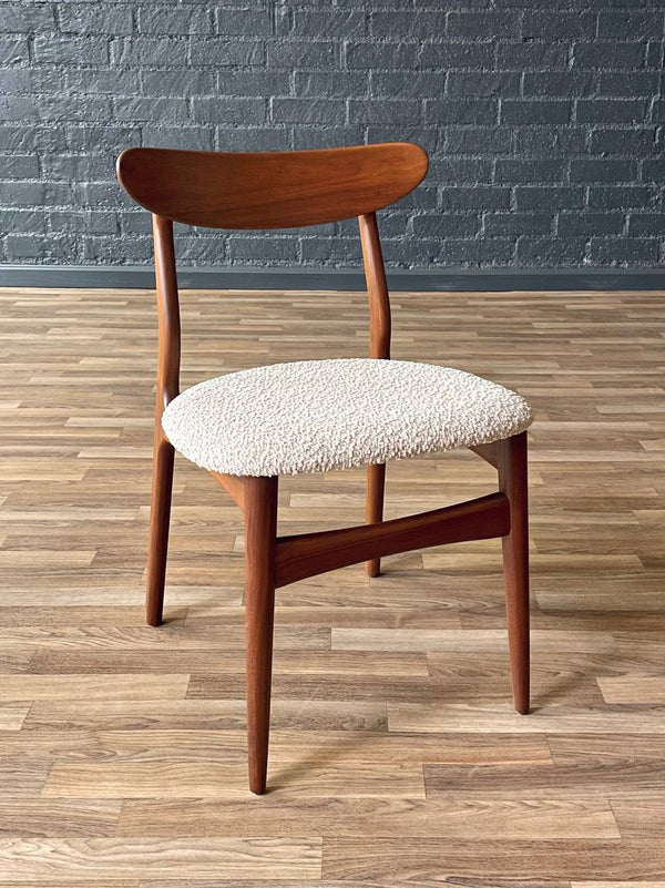 Set of 4 Mid-Century Danish Modern Walnut Dining Chairs, c.1960’s