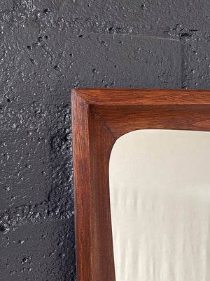 Mid-Century Modern Sculptural Walnut Mirror, c.1960’s