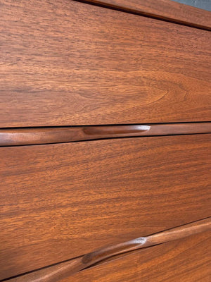 Mid-Century Modern Walnut Highboy Dresser by Harmony House, c.1960’s