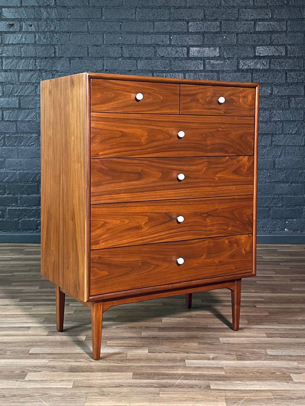 Mid-Century Modern “Declaration” Highboy Dresser by Kipp Stewart for Drexel, c.1950’s