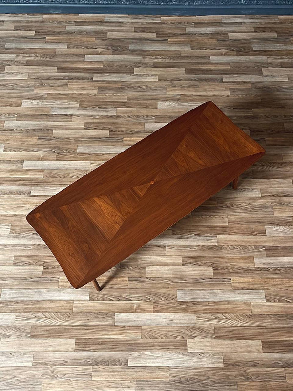 Mid-Century Modern Stingray Style Walnut Coffee Table, c.1960’s