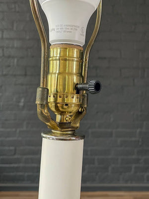 Vintage Brass Ram Horn Table Lamp, c.1960’s