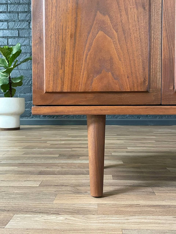 Mid-Century Modern Walnut Credenza w/ Stone Top by Jack Cartwright, c.1960’s