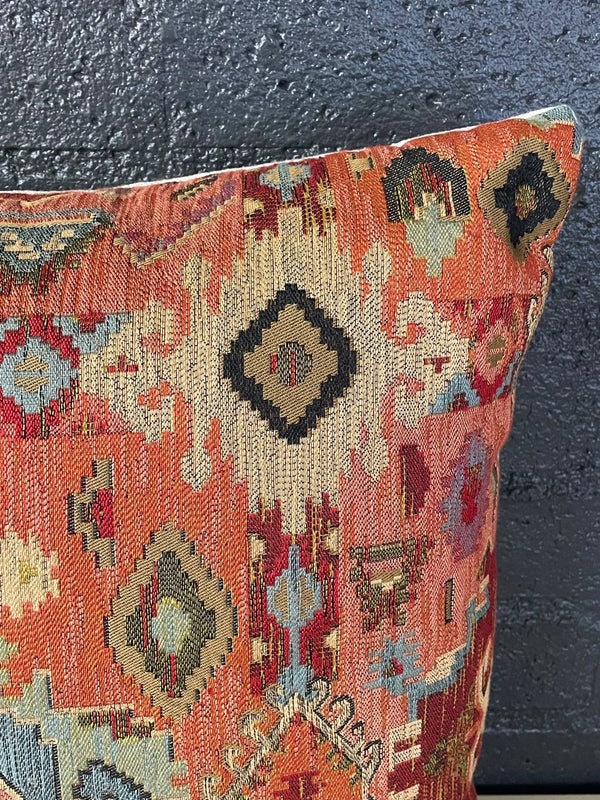 Single Antique Italian Decorative Square Textile Pillow, c.1920’s