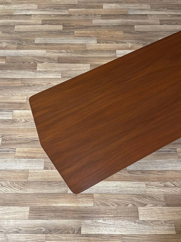 Mid-Century Modern Sculpted Coffee Table w/ Magazine Shelf, c.1960’s