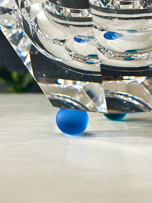 Joel Desgrippes Crystal Colorado Bowl for Swarovski