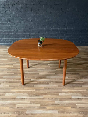 Mid-Century Danish Modern Teak Butterfly-Leaf Dining Table, c.1960’s