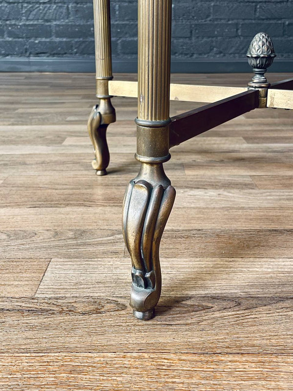 Neoclassical Style Replogle “World Classic” 16-Inch Globe on Brass Stand, c.1970’s