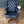Vintage Wingback English Chesterfield Style Blue Leather Office Chair, c.1960’s