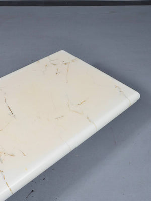 Italian Modern Coffee Table With Double Pedestal Base, c.1980's