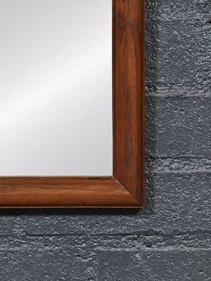 Mid Century Modern Walnut Mirror, c.1960's