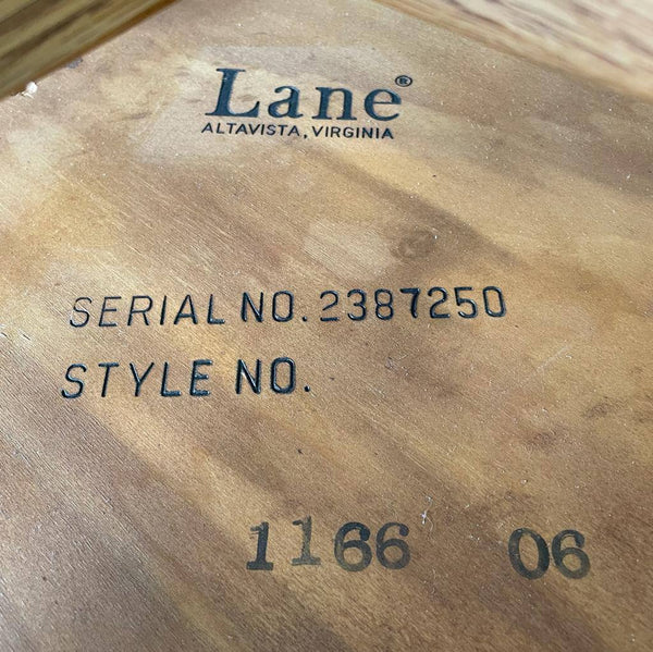Mid-Century Modern Walnut & Oak Round Tier Side Table by Lane, c.1950’s