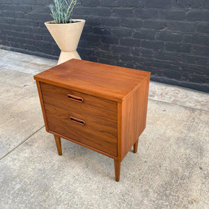 Mid-Century Modern Walnut Night Stand, c.1960’s