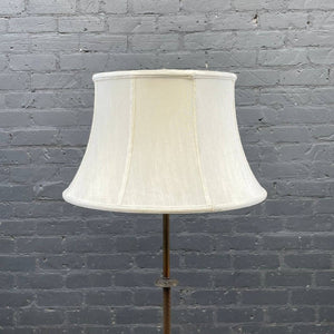 Antique Floor Lamp with Original Shade, c.1950’s