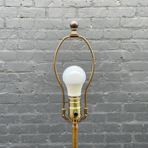 Antique Floor Lamp with Original Shade, c.1950’s
