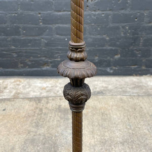 Antique Floor Lamp with Original Shade, c.1950’s