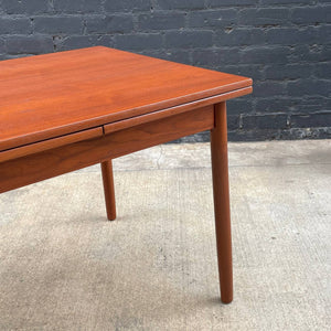 Danish Modern Teak Expanding Draw-Leaf Dining Table c.1960’s