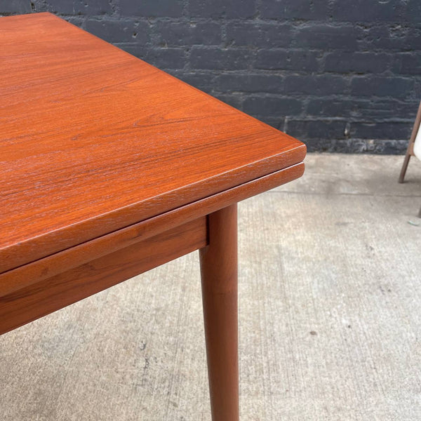 Danish Modern Teak Expanding Draw-Leaf Dining Table c.1960’s