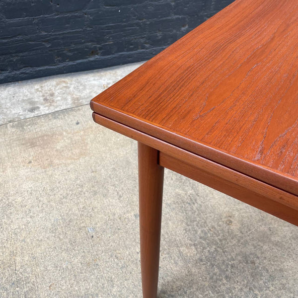 Danish Modern Teak Expanding Draw-Leaf Dining Table c.1960’s