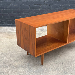 Danish Modern Teak Credenza Bookcase Shelf,  c.1960’s