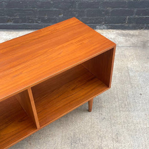 Danish Modern Teak Credenza Bookcase Shelf,  c.1960’s