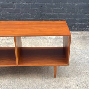 Danish Modern Teak Credenza Bookcase Shelf,  c.1960’s