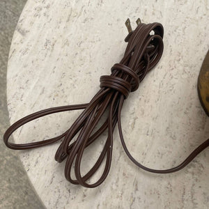 Mid-Century Modern Sculpted Dolphin Style Brass Table Lamp, c.1960’s