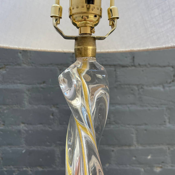 Pair of Mid-Century Modern Murano Glass Table Lamps, c.1960’s