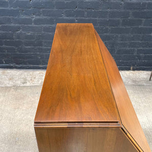 Vintage American Oak Drop-Down Oak Desk with Claw Feet, c.1950’s