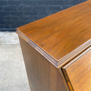Vintage American Oak Drop-Down Oak Desk with Claw Feet, c.1950’s