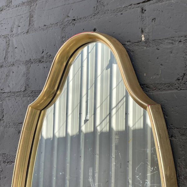 Vintage Mid-Century Modern Brass Wall Mirror, c.1960’s