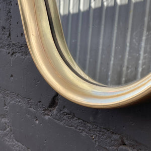 Vintage Mid-Century Modern Brass Wall Mirror, c.1960’s