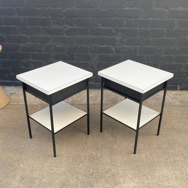 Pair of Vintage Mid-Century Modern Two-Tier Night Stands, c.1960’s