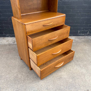 Vintage Mid-Century Modern Dresser Bookcase by Heywood Wakefield, c.1950’s
