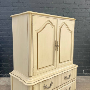 Vintage French Provincial Style Highboy Dresser, c.1960’s