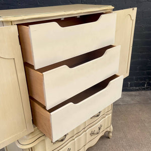 Vintage French Provincial Style Highboy Dresser, c.1960’s