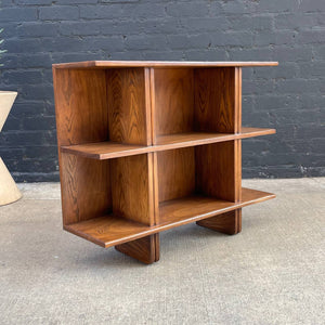 Mid-Century Modern 3-Tier Bookshelf Credenza, c.1950’s