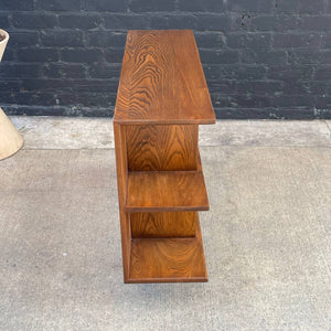 Mid-Century Modern 3-Tier Bookshelf Credenza, c.1950’s