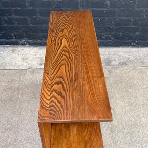 Mid-Century Modern 3-Tier Bookshelf Credenza, c.1950’s